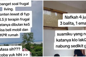 Ibu 3 anak ini kapok ngirit gegara nabung Rp 1 juta padahal bujet bulanan Rp 4 juta, utamakan mental