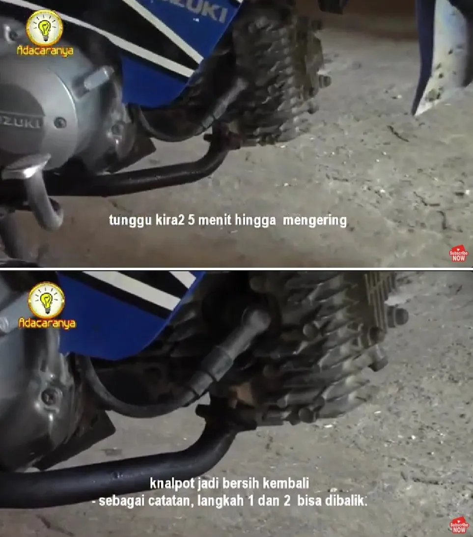 cara hilangkan karat pada knalpot © 2025 YouTube