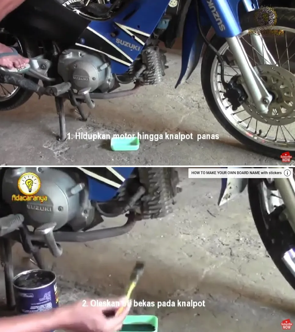 cara hilangkan karat pada knalpot © 2025 YouTube