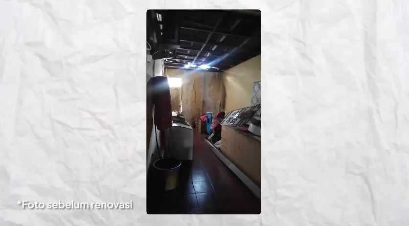 Bekas garasi disulap jadi rumah mungil © YouTube