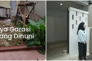 9 Potret garasi diubah jadi hunian mungil ini interiornya compact, ada space buat taman di dalam rumah