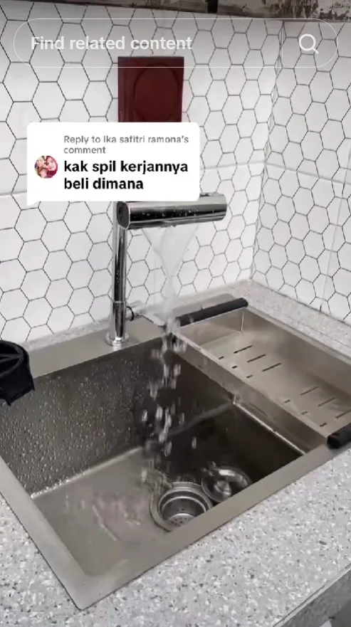 bikin dapur rumah subsidi tuai cibiran © TikTok