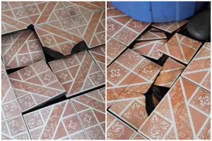 Trik memperbaiki lantai keramik pecah tanpa ditambal semen, kembali rapat pakai 1 sampah rumah tangga