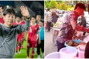 Indonesia keok 5-1 dari Australia, video Shin Tae-yong war takjil ini viral