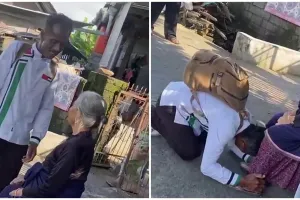 Kisah haru pria kembali ke kampung halaman setelah 30 tahun merantau, sempat dikira sudah meninggal