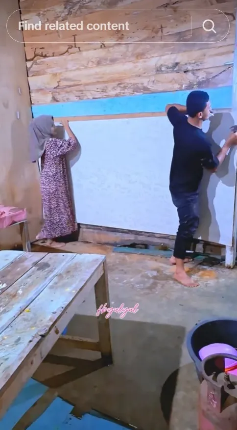 Niat makeover dapur jadul emak biar cantik © TikTok Niat makeover dapur jadul emak biar cantik © TikTok