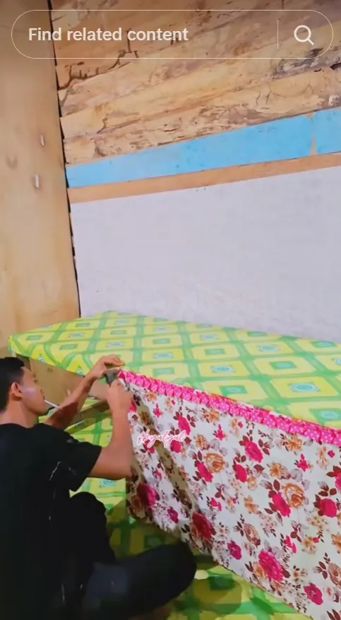 Niat makeover dapur jadul emak biar cantik © TikTok Niat makeover dapur jadul emak biar cantik © TikTok