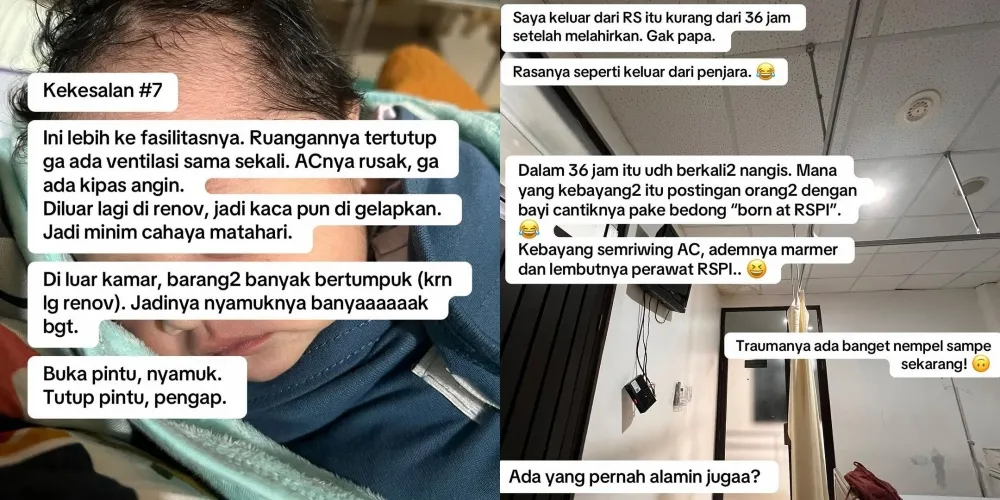Wanita pelayanan buruk saat lahiran BPJS © TikTok