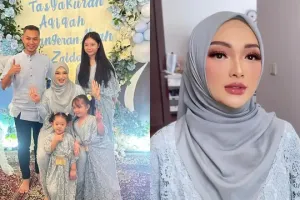 7 Potret Zaskia Gotik gelar akikah anak ketiga, akrab dengan putri sambung