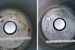 Cara bersihkan kerak rice cooker pakai 2 bahan sederhana, sekarang nasi lebih awet