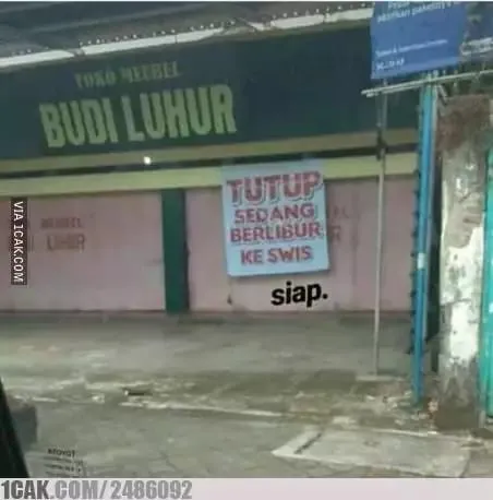toko tutup nyeleneh berbagai sumber