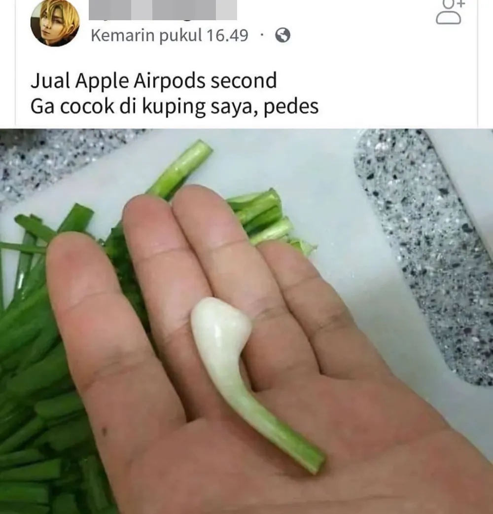 deskripsi jualan fb © Facebook