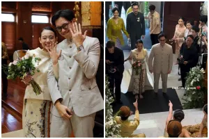 Kenalan dari DM Instagram berujung pelaminan, intip 9 momen pernikahan Brandon Salim dan Dhika Himawan