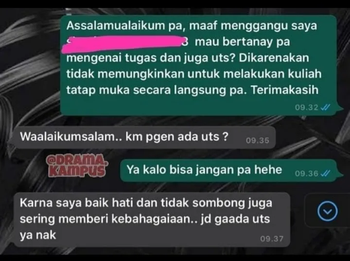 balasan lucu guru siswa © X balasan lucu guru siswa © X