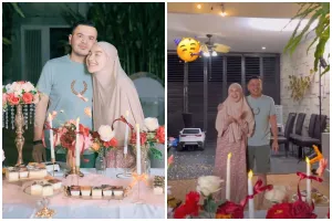9 Momen romantis Haldy Sabri beri kejutan ultah Irish Bella ke-29, ukuran kuenya bikin salfok