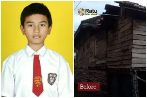 Dulu tinggal di rumah kayu, jebolan ajang dangdut ini kini renovasi huniannya jadi modern, 9 potretnya