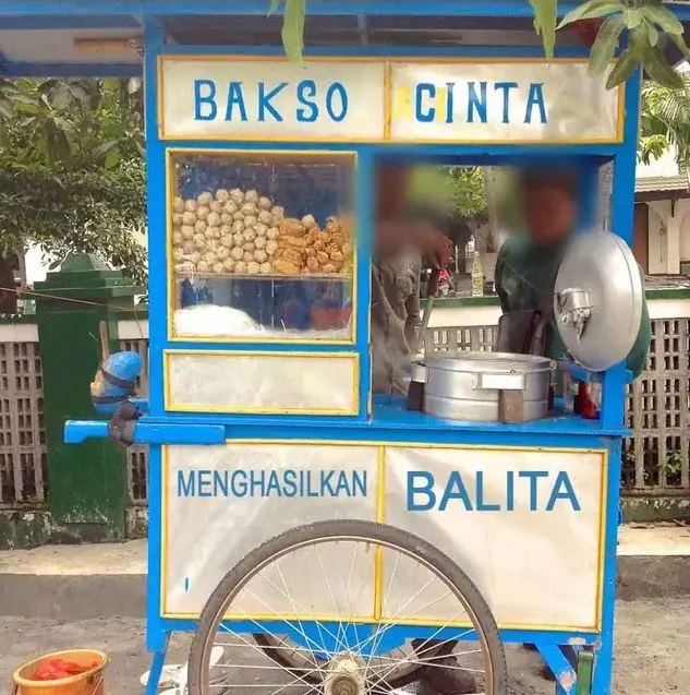 gerobak bakso keliling © X gerobak bakso keliling © X