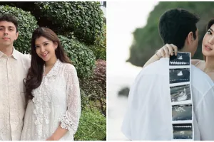 Liburan ke pantai, intip 9 momen bahagia Dewi Paramita pamer kehamilan anak pertama