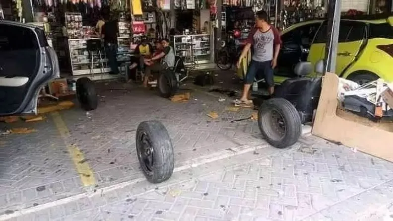 kejadian nyeleneh di bengkel © berbagai sumber