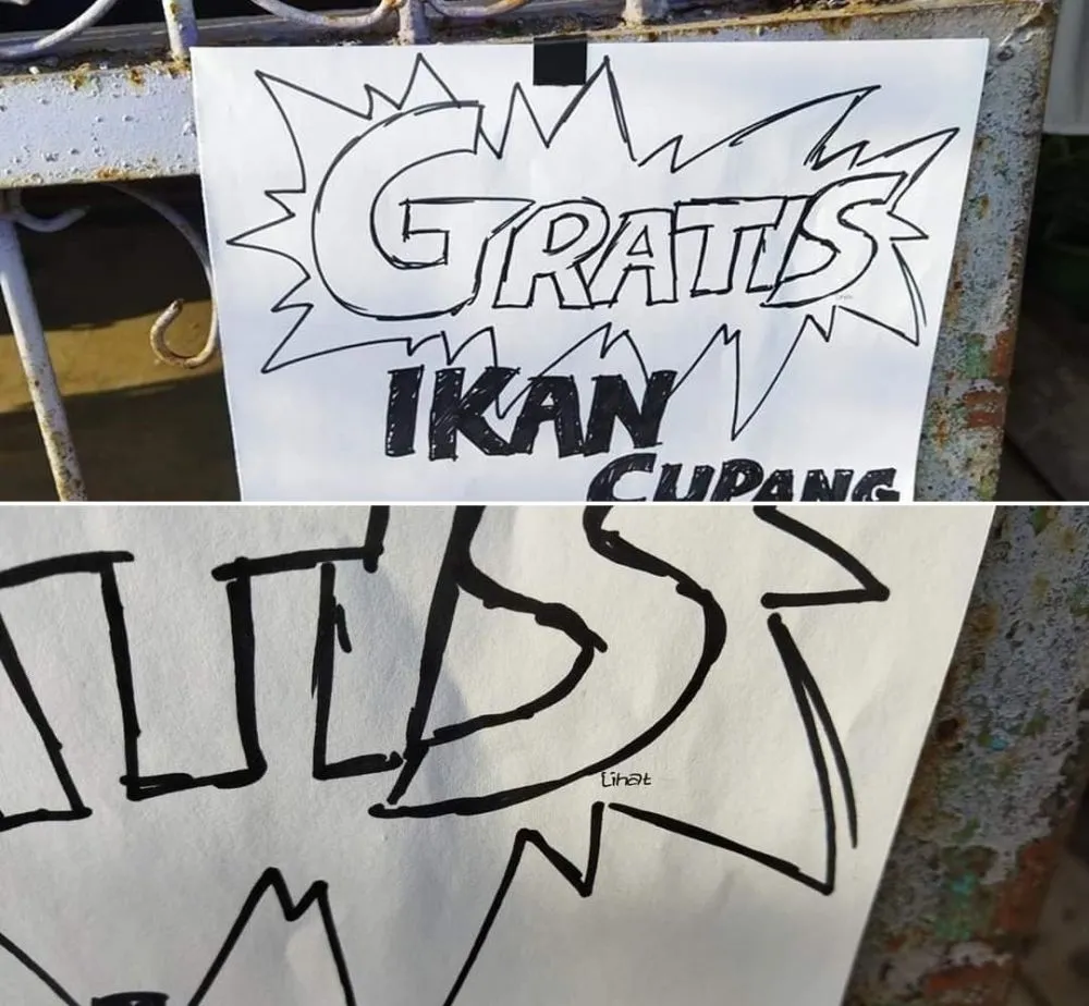 spanduk mengecoh mata © berbagai sumber