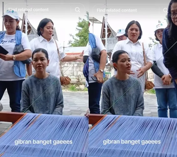 Potret terbaru Kahiyang saat kunjungan kerja © TikTok Potret terbaru Kahiyang saat kunjungan kerja © TikTok