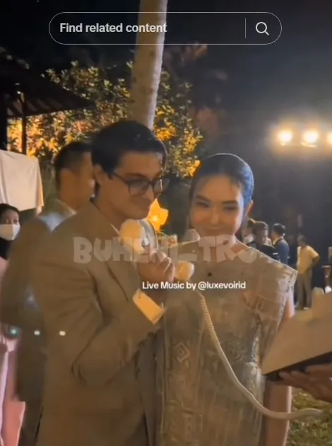 Gisella Anastasia kondangan bareng Cinta Brian © TikTok