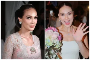 Tampil cantik dengan riasan fresh, 9 detail makeup Luna Maya dari siraman hingga resepsi pernikahan