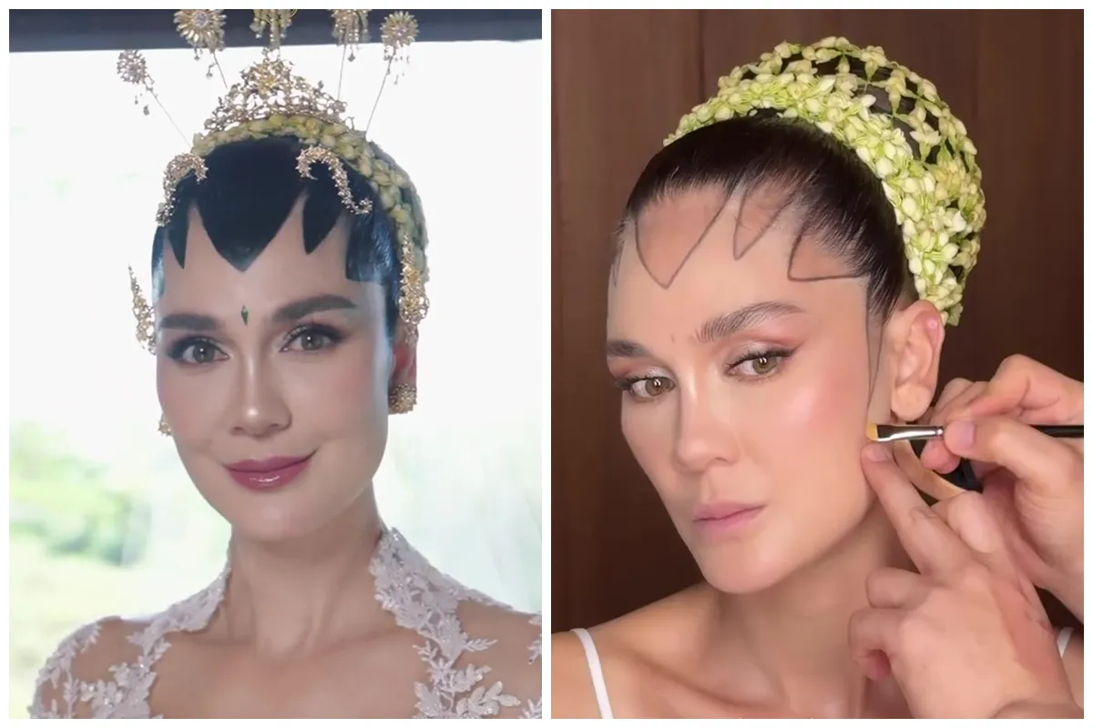Makeup bebas dempul, begini cara MUA Luna Maya bikin foundation antilongsor meski cuaca panas