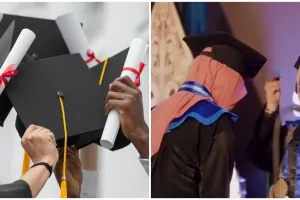 Viral wisuda SMK di Purwokerto layaknya prosesi kelulusan di universitas, pakai toga dan kalung rektor