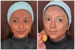 Ciptakan standar beauty baru, transformasi cewek sawo matang pakai paes Jawa ini cantik apa adanya