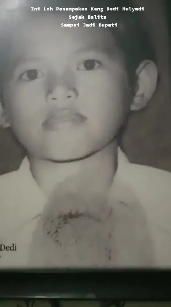 Potret Dedi Mulyadi saat masih muda © TikTok Potret Dedi Mulyadi saat masih muda © TikTok