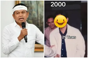 9 Potret jadul Dedi Mulyadi saat masih muda, paras gubernur Jabar disebut mirip Thariq Halilintar