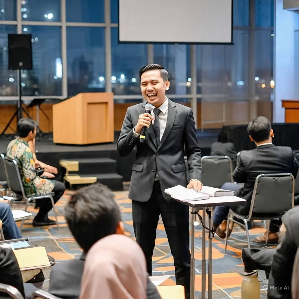 Pantun lucu buat MC dan pembuka acara © 2025 brilio.net Pantun lucu buat MC dan pembuka acara © 2025 brilio.net