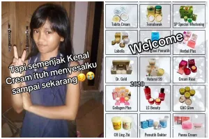 Menyesal pakai krim merkuri, 7 transformasi wajah wanita dulu mulus kini penuh bopeng ini bikin miris