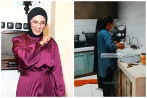 Desainnya bak tempat masak di desa, ini 5 cara Mulan Jameela menata dapurnya tetap nyaman dipandang