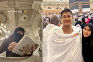 Potret gaya 6 seleb cantik jalani ibadah haji 2025, anggun dan syar'i