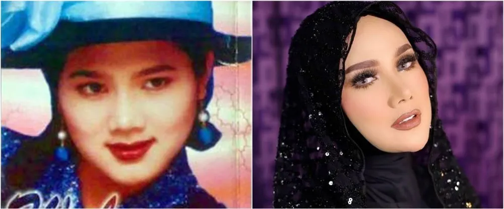 mulan jameela dulu dan kini bantah tudingan oplas © instagram