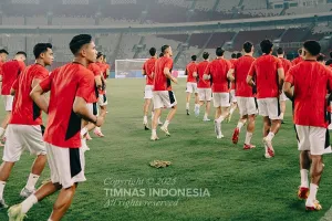 Presiden Pabowo nonton langsung Indonesia versus China di Stadion GBK, optimis Timnas menang