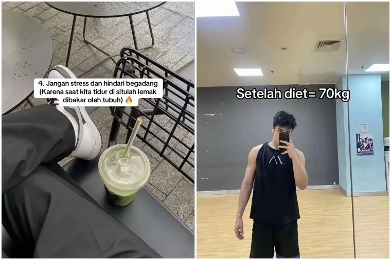 Ditolak cewek pria diet turun 70kg dalam setahun © 2025 TikTok