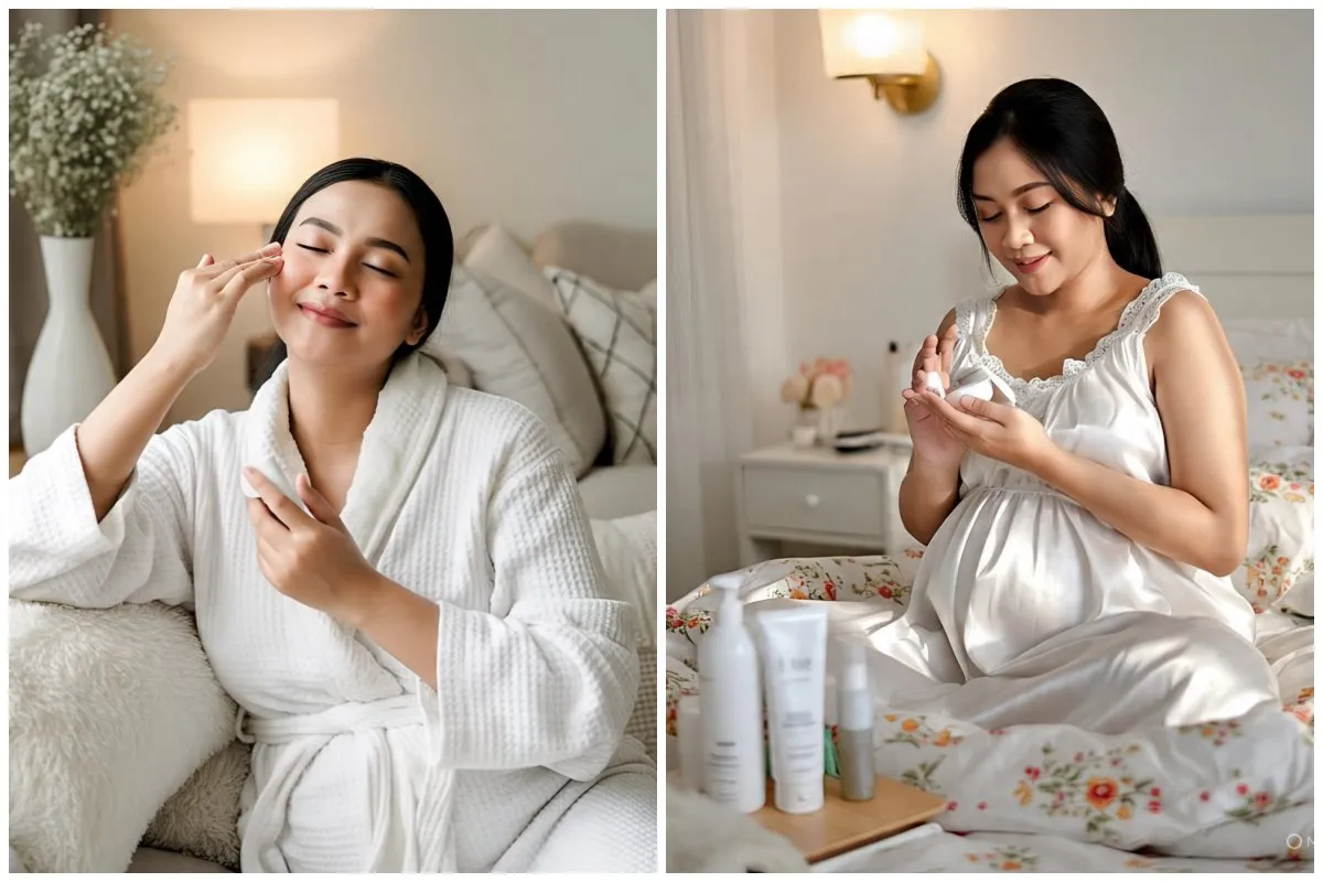 15 tips skincare aman untuk ibu hamil agar tetap glowing alami