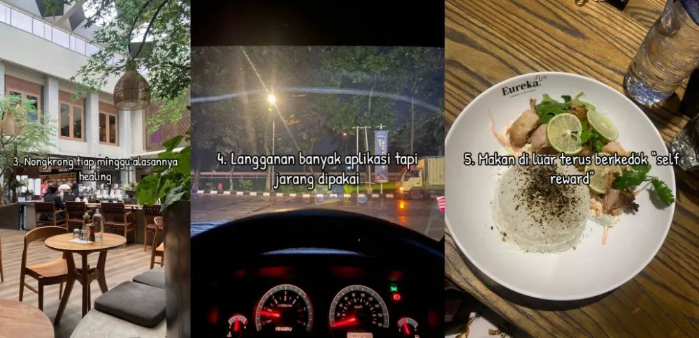 wanita spill kebiasaan pemicu kantong kering © TikTok