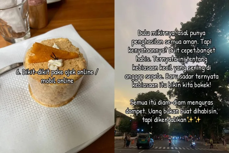wanita spill kebiasaan pemicu kantong kering © TikTok