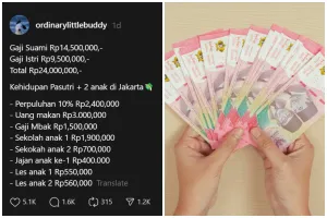 Hidup di Jakarta gaji 2 digit, pasutri ini bongkar pengeluaran tiap bulan, cuma bisa nabung 1 jutaan