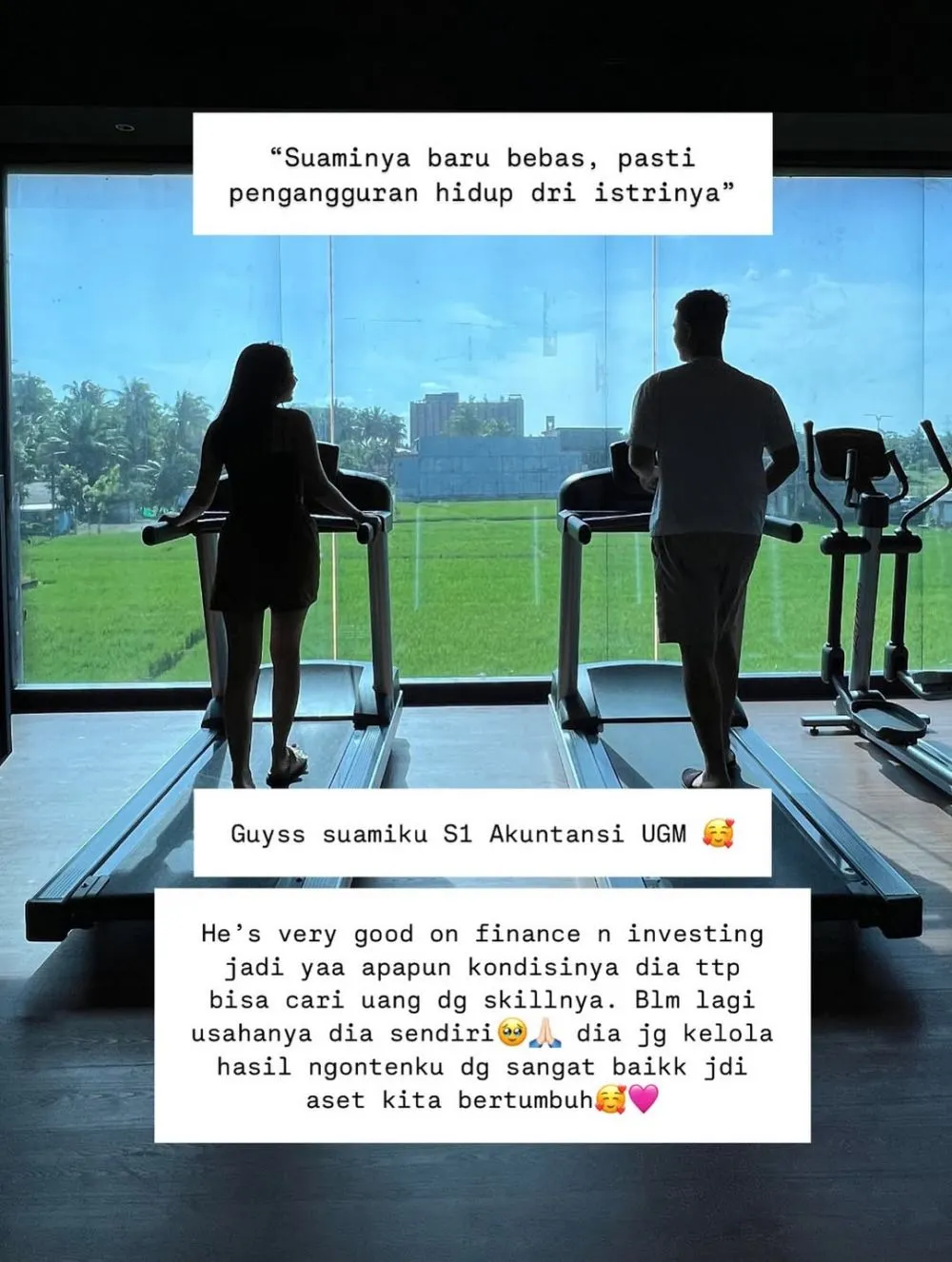 wanita asal Yogyakarta dicibir suaminya di penjara © Instagram wanita asal Yogyakarta dicibir suaminya di penjara © Instagram