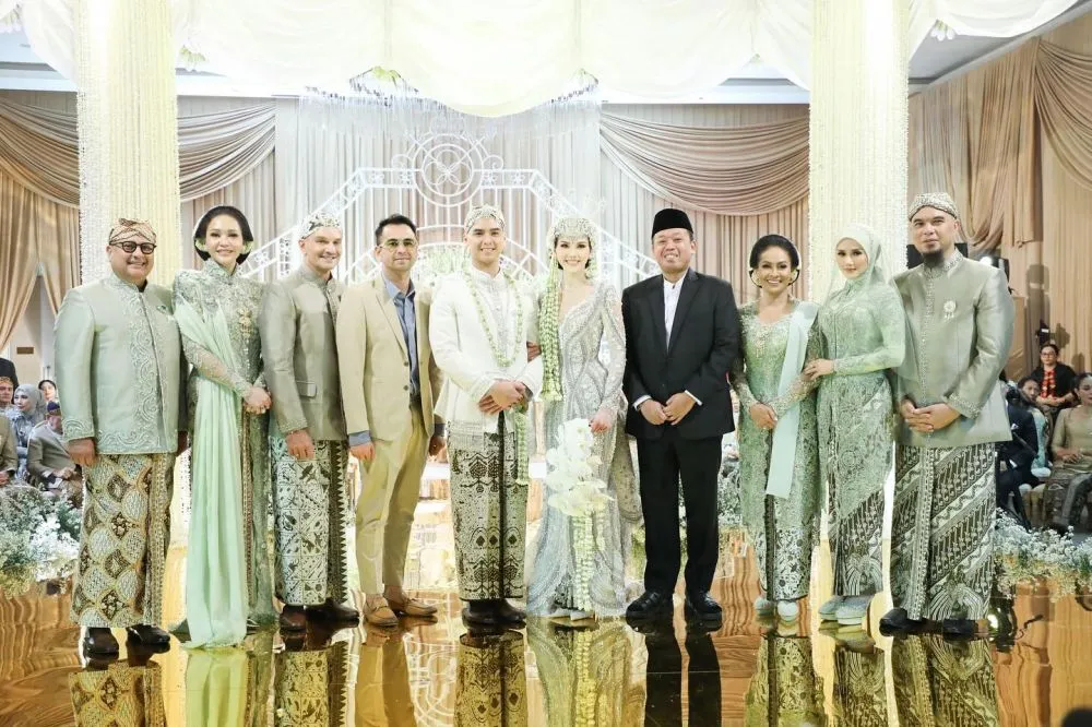 Mulan Jameela di acara akad nikah Al © Instagram