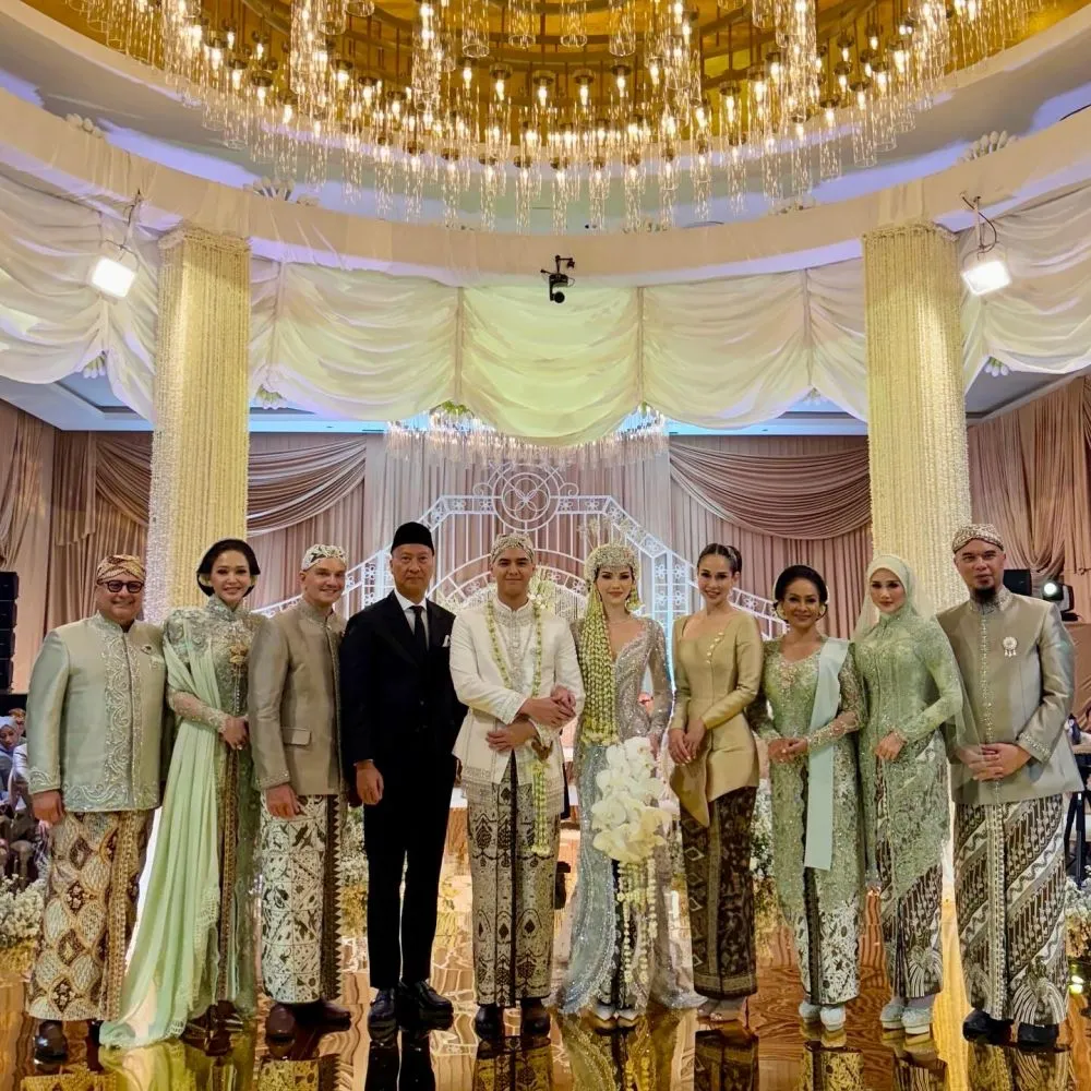 Mulan Jameela di acara akad nikah Al © Instagram