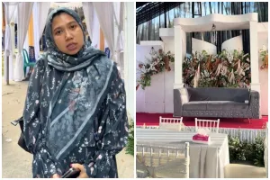Viral pengantin rugi puluhan juta gegara dekor pelaminannya zonk, begini respons pihak WO