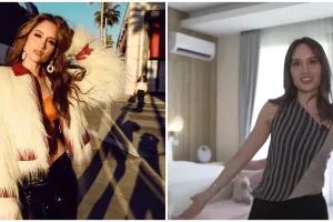 Potret Cinta Laura di acara ngunduh mantu Al Ghazali, ngaku salah kostum, ngasal ambil baju di lemari