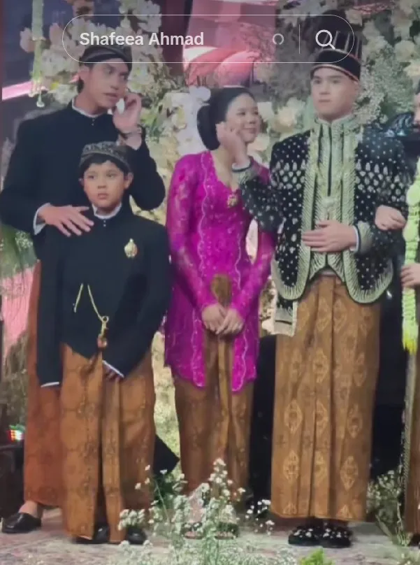 Al Ghazali cium kening Shafeea © TikTok