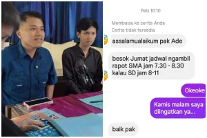 Viral bocah kirim DM ke damkar minta tolong ambilkan raportnya, kisah di baliknya bikin mewek
